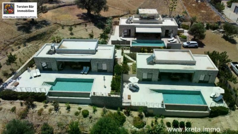 Sivas 3 Villen mit privatem Pool in Sivas/Kreta zu verkaufen  Haus kaufen